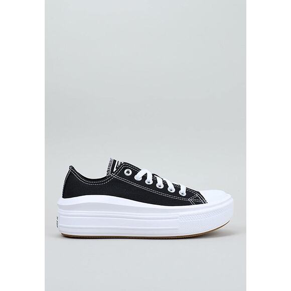 NWT Converse Women's Chuck Taylor All Star Move Canvas Platform Black/White 8.5 - Picture 1 of 7